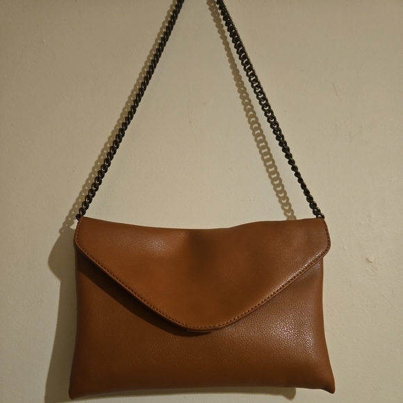 J. Crew Factory Leather Invitation Envelope Purse - Picture 1 of 9